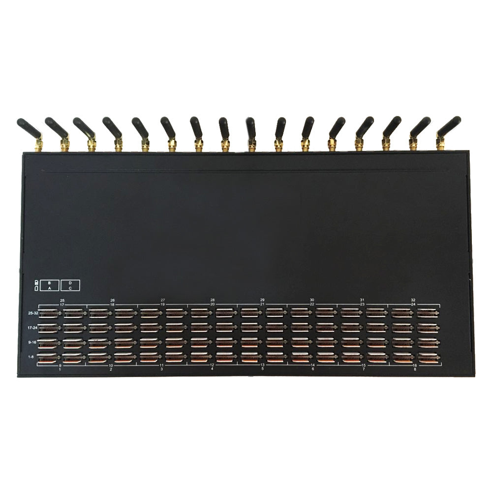 16 Ports 128 SIMs 2G SMS Gateway