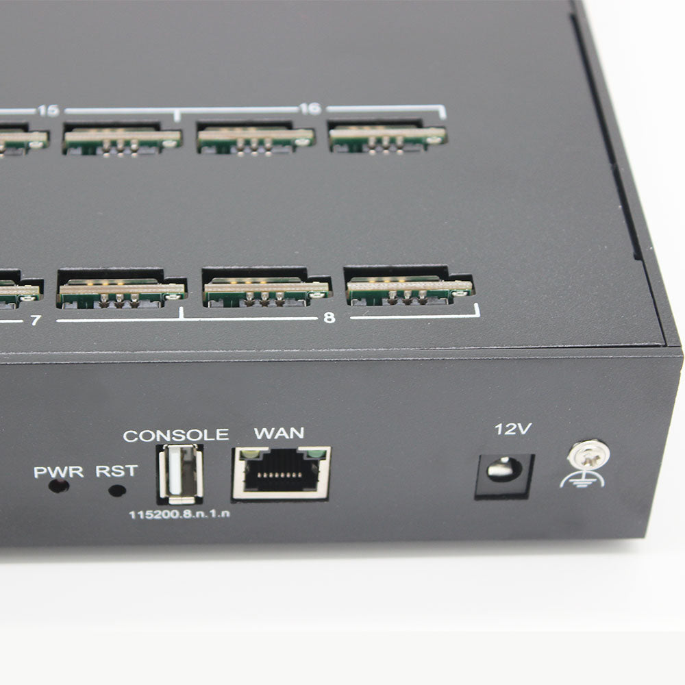 16 Ports 64 SIMs 2G SMS Gateway