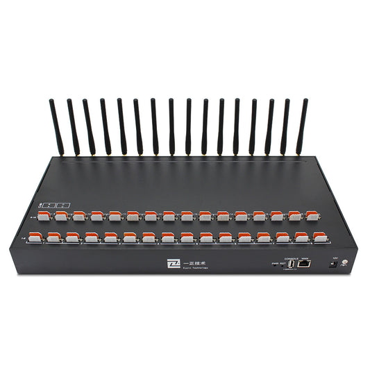 16 Ports 64 SIMs 2G SMS Gateway