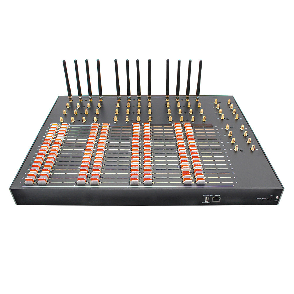 64 Ports 256 SIMs 2G SMS Gateway