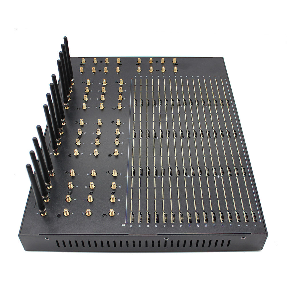 64 Ports 64 SIMs 2G SMS Gateway
